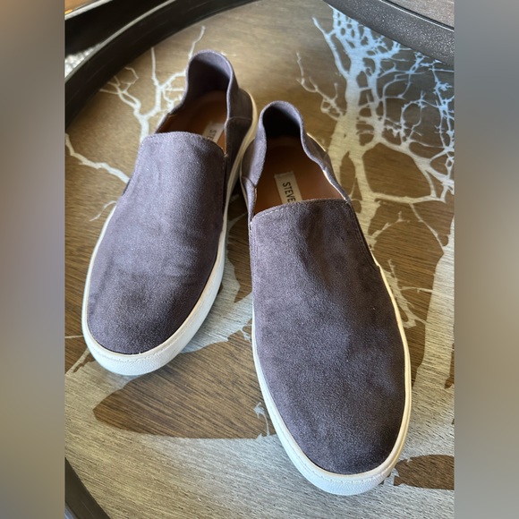 Steve Madden Fayna suede slip-on shoes size 8.5 - Picture 2 of 6